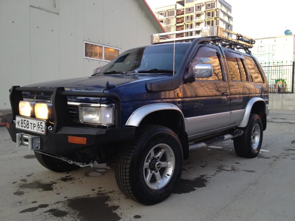 Ниссан террано 21 тюнинг Усиленный бампер - Nissan Terrano I, 2,7 л, 1994 года тюнинг DRIVE2