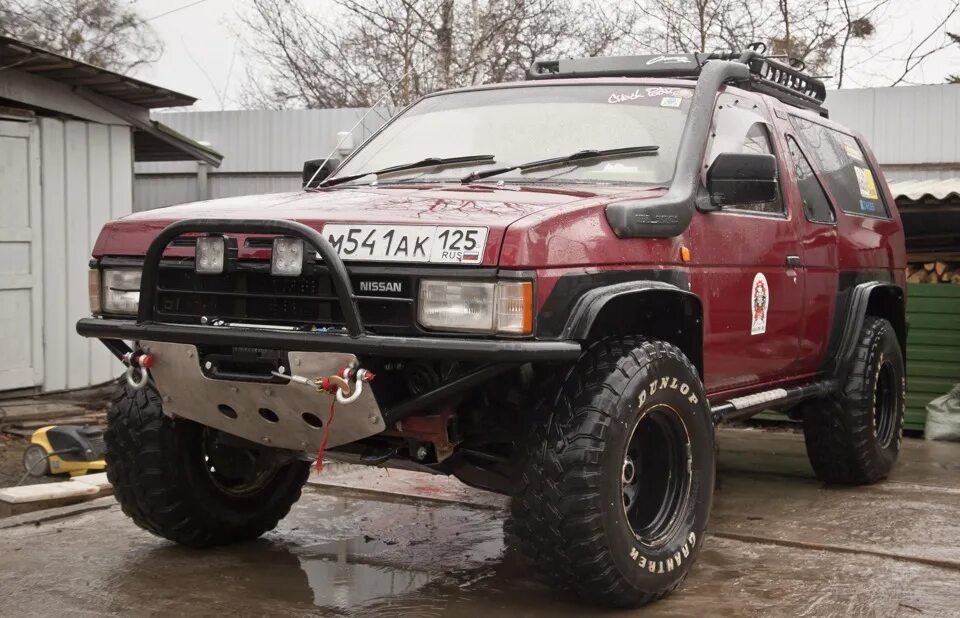 Ниссан террано 21 тюнинг Ни комы мои диски не нужшы? - Nissan Terrano I, 2,7 л, 1988 года колёсные диски 