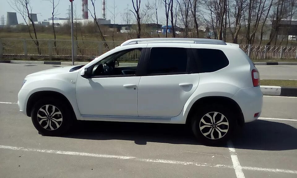 Ниссан террано белый фото А вот и наша тонировка)) - Nissan Terrano III, 2 л, 2016 года тюнинг DRIVE2