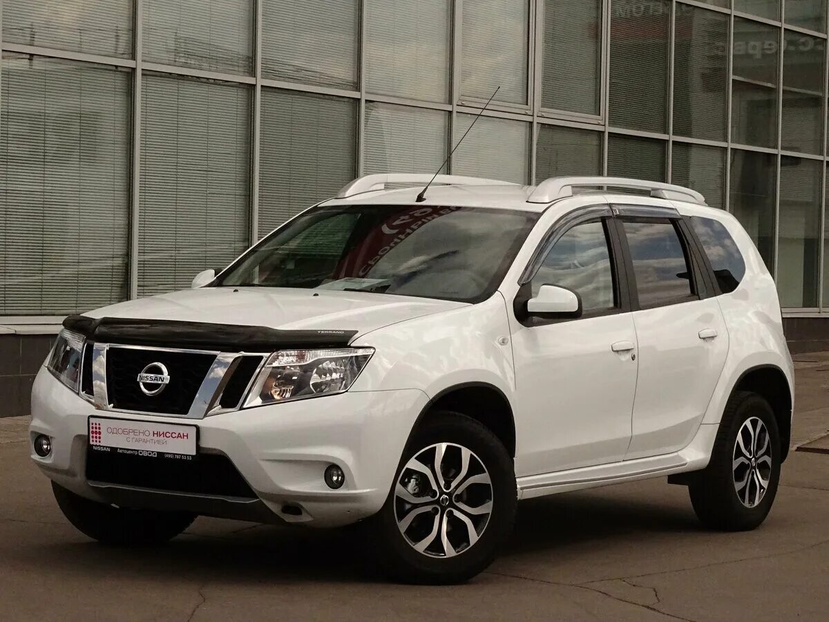 Ниссан террано белый фото Купить б/у Nissan Terrano III (D10) 2.0 AT (143 л.с.) 4WD бензин автомат в Москв