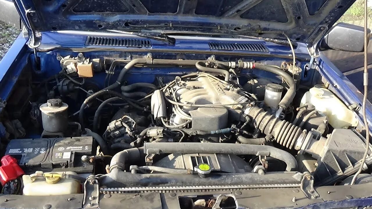 Ниссан террано фото двигателя Двигатель вг 30 террано nissan terrano 1 3.0 v6 - YouTube