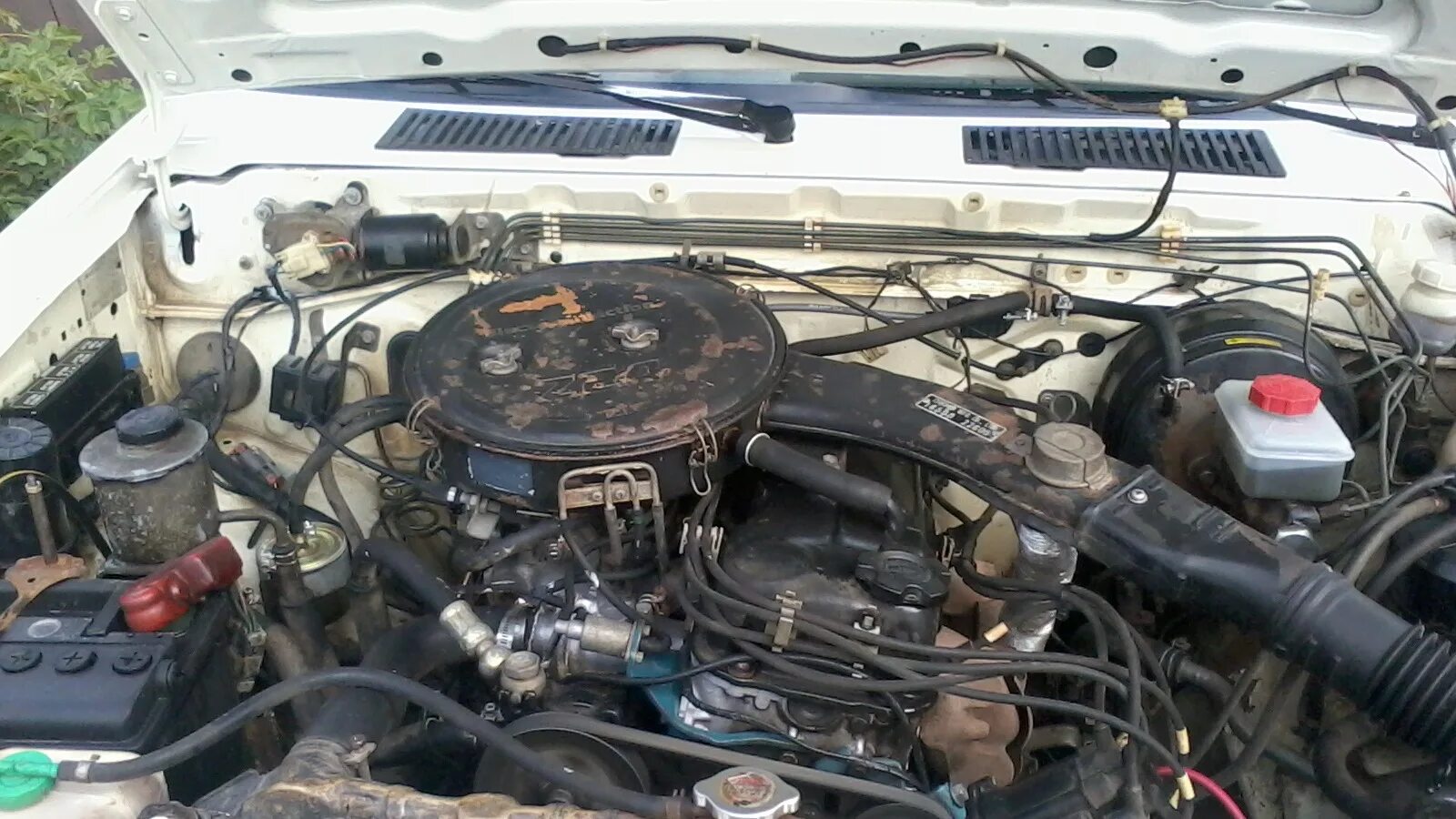 Ниссан террано фото двигателя Nissan Terrano I 2.4 дизельный 1988 WD 21 Z24 на DRIVE2