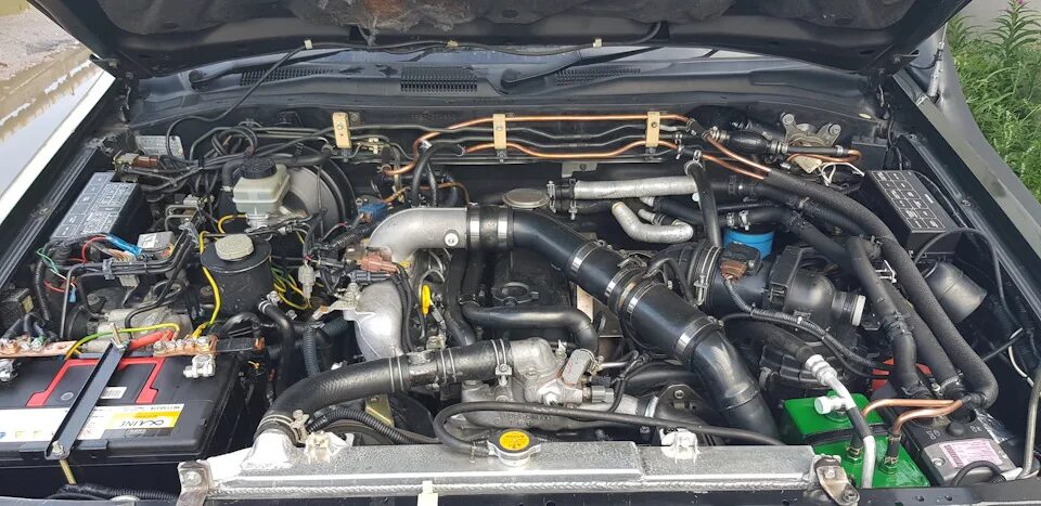 Ниссан террано фото двигателя Замена радиатора на цельно алюминиевый от 21 кузова - Nissan Terrano R50, 3,2 л,