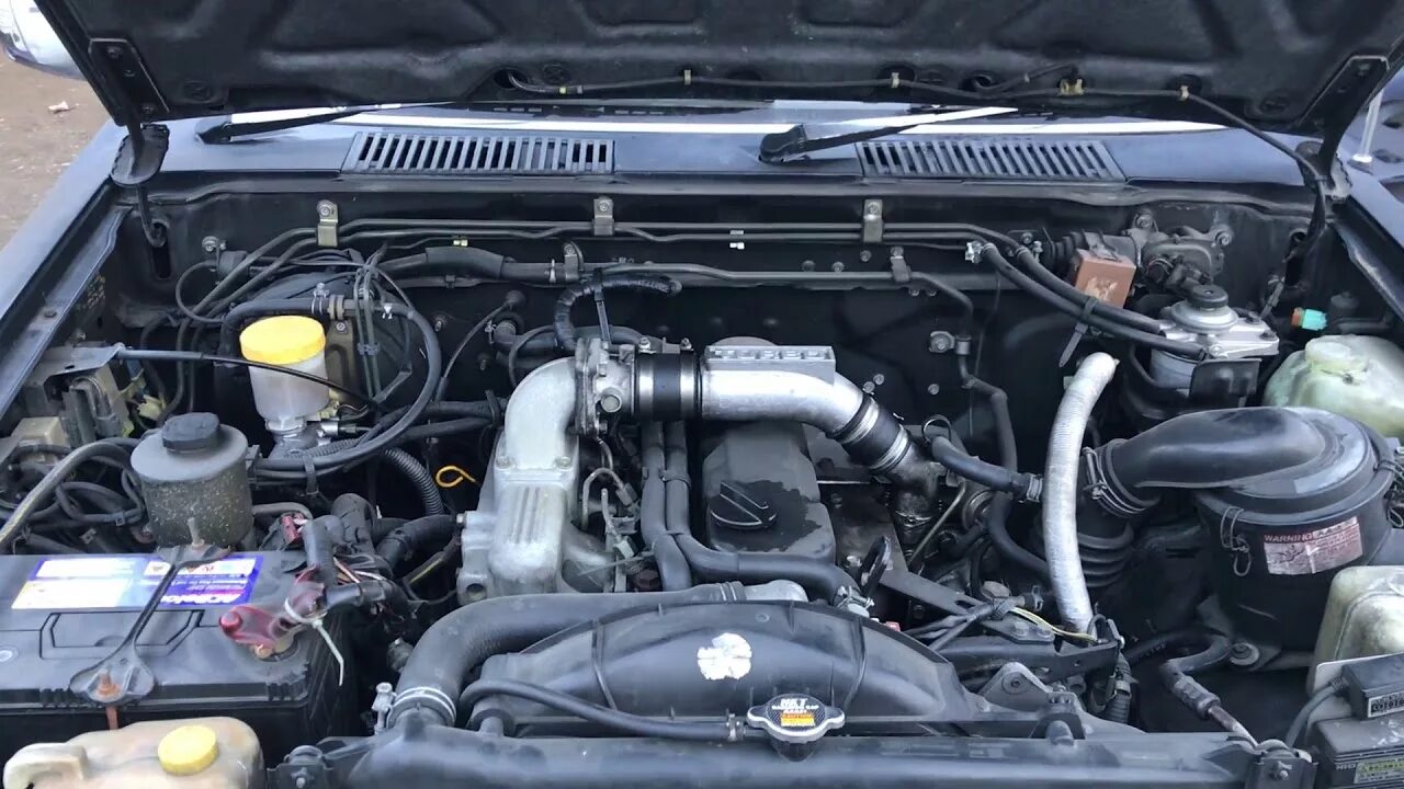 Ниссан террано фото двигателя TD27 Terrano LBYD21 - YouTube