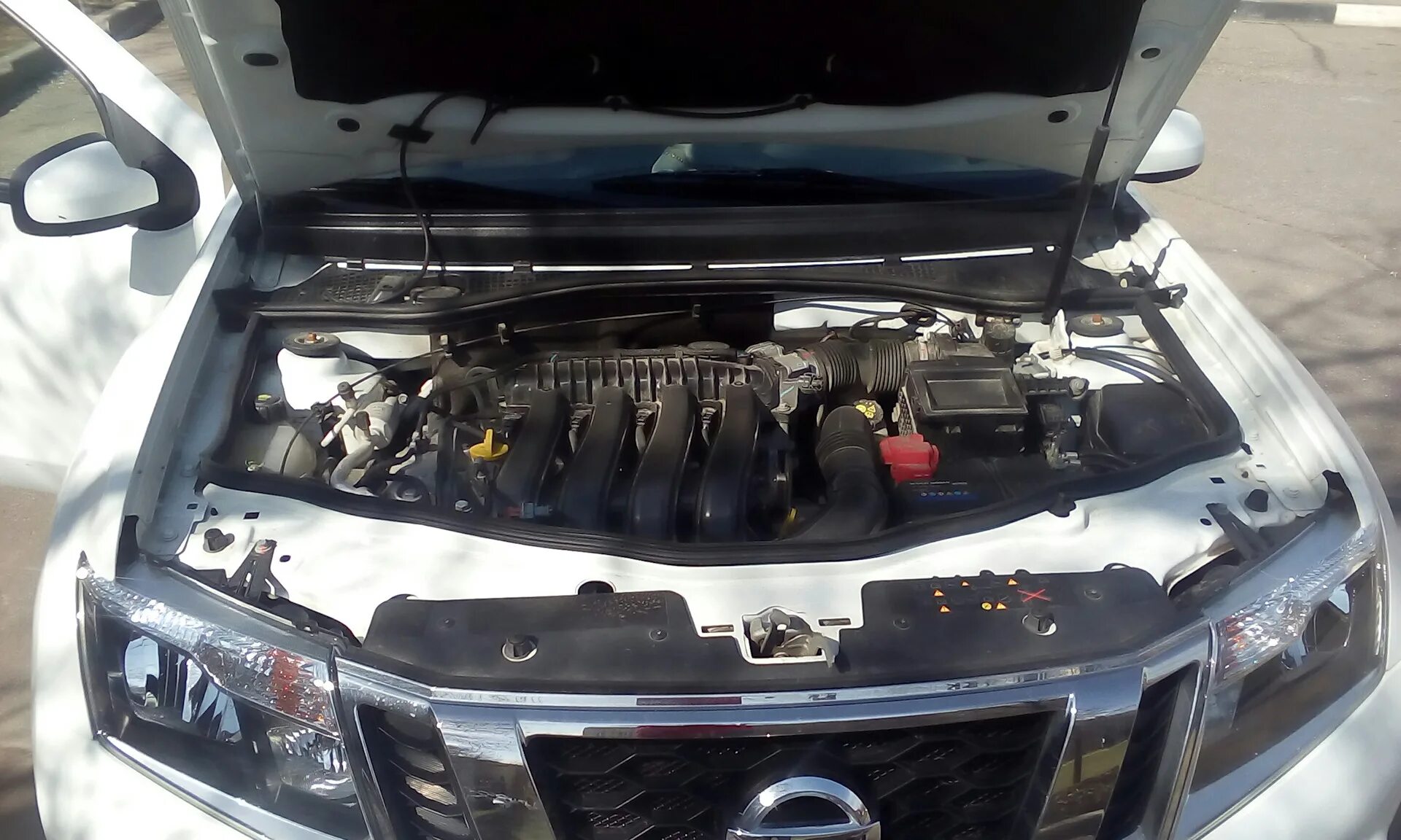 Ниссан террано под капотом фото Резину мне под капот)) - Nissan Terrano III, 2 л, 2016 года своими руками DRIVE2