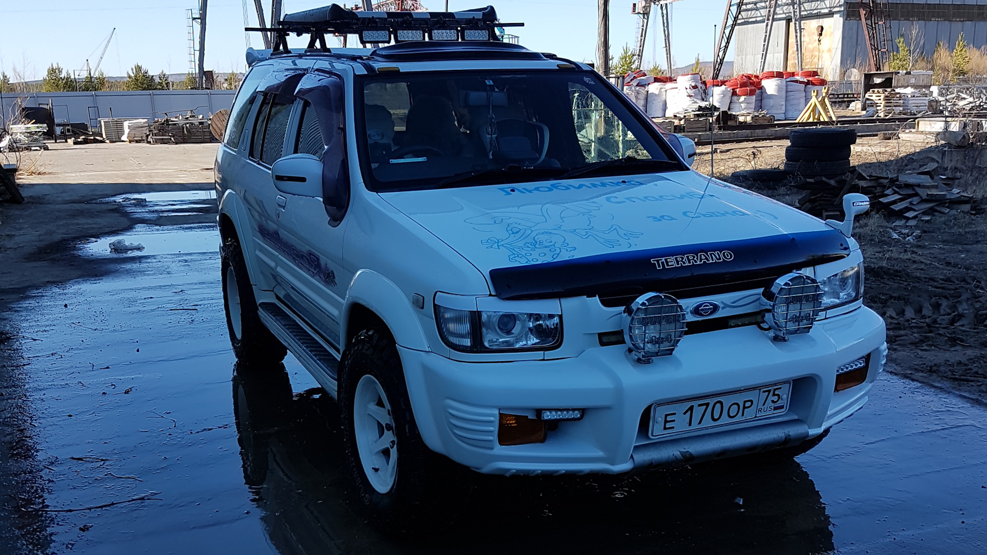 Ниссан террано регулус 3.2 дизель фото Nissan Terrano Regulus 3.2 дизельный 1998 Белый друг! на DRIVE2