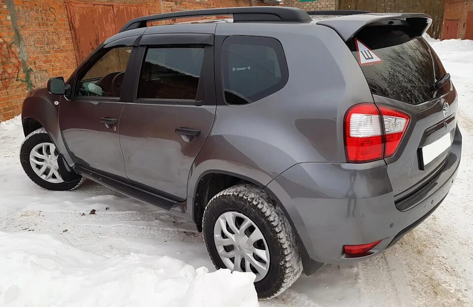 Ниссан террано сзади фото Спойлер на заднюю дверь - Nissan Terrano III, 1,6 л, 2017 года стайлинг DRIVE2