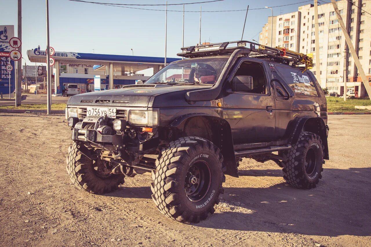 Ниссан террано тюнинг для бездорожья Пихтовый гребень при засухе раз - Nissan Terrano I, 2,7 л, 1991 года путешествие