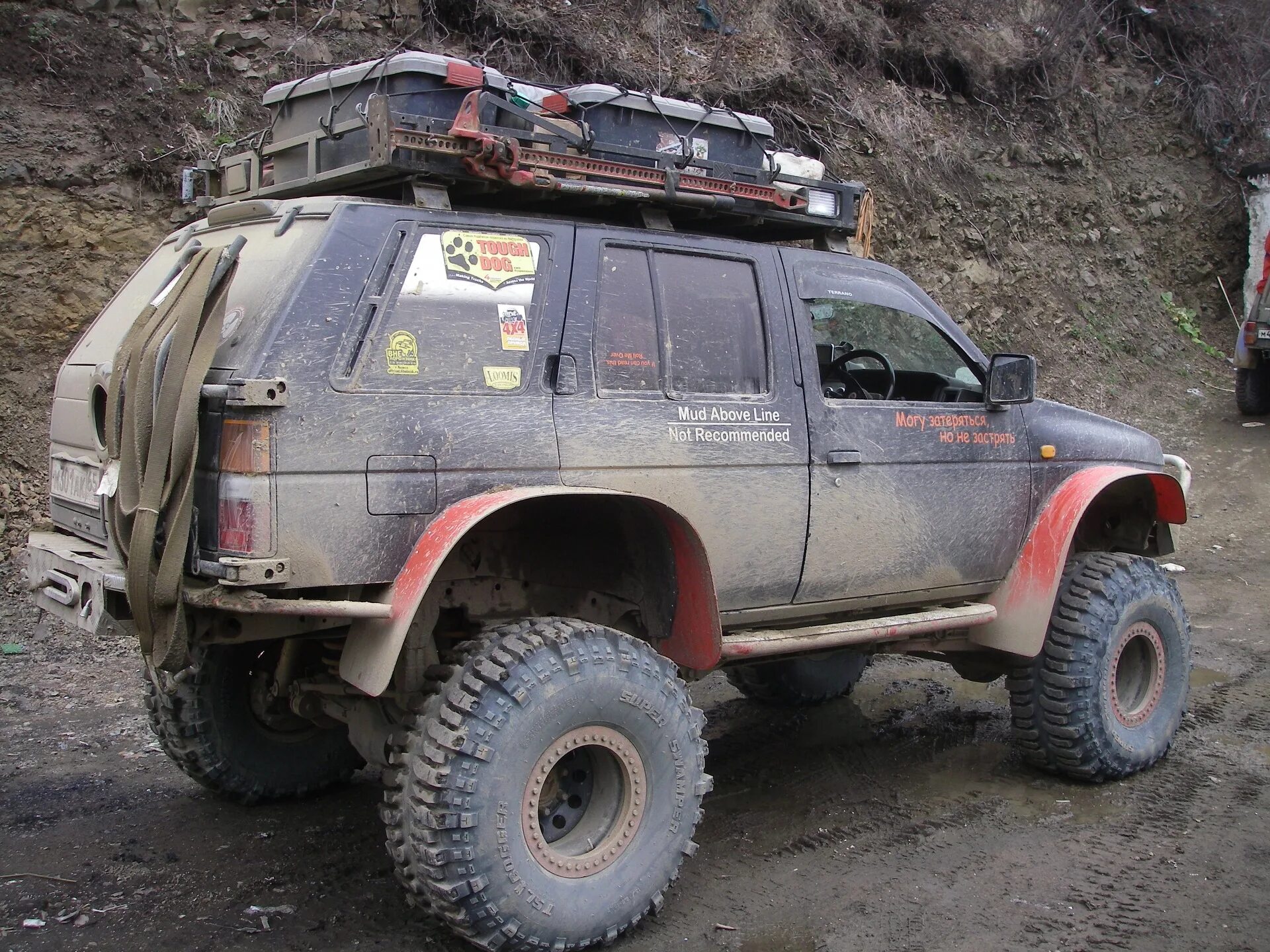 Ниссан террано тюнинг для бездорожья Тираннозавр "полинял" - Nissan Terrano I, 3,2 л, 1988 года тюнинг DRIVE2