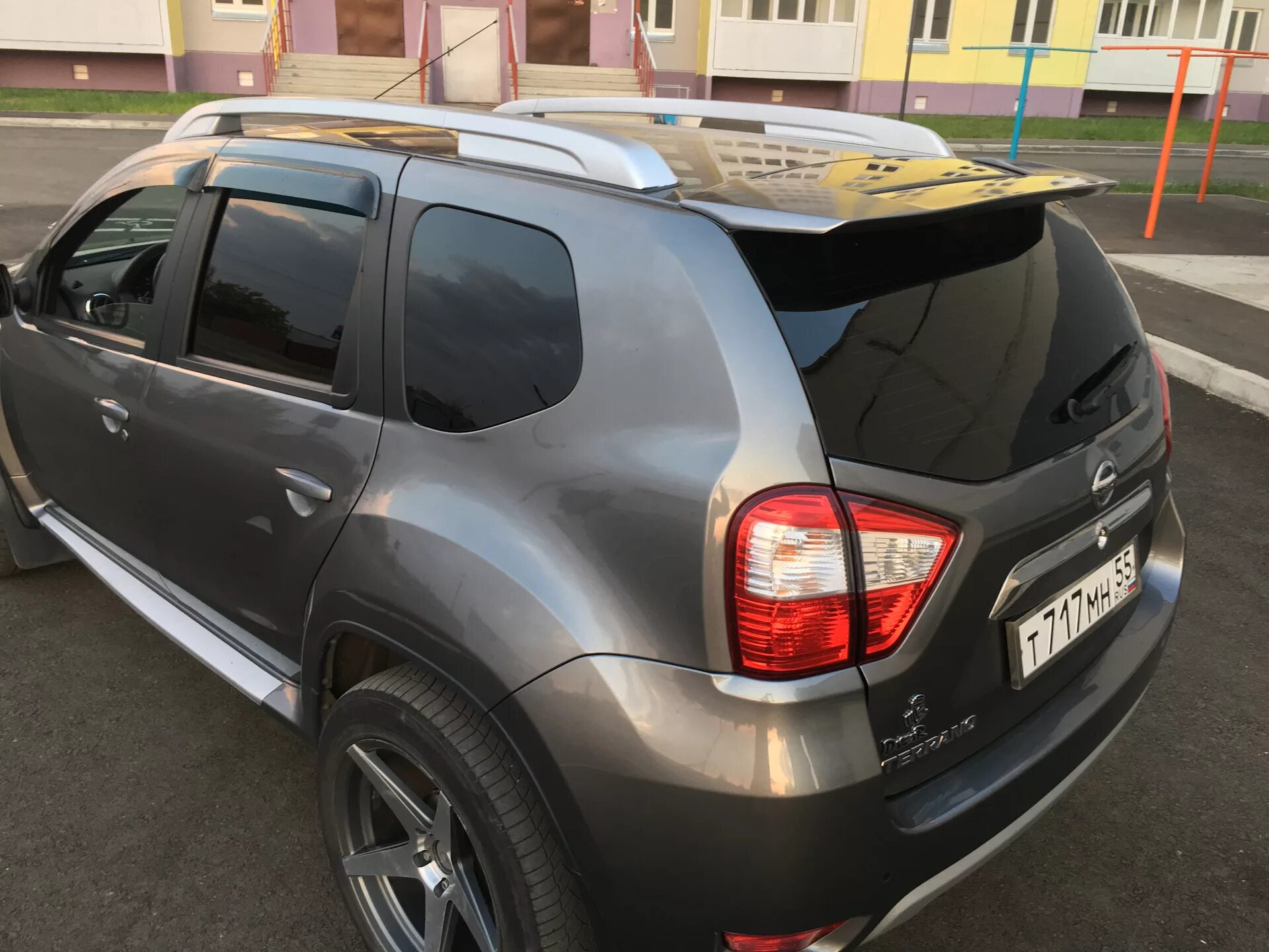 Ниссан террано тюнинг купить Спойлер спорт в цвете KAD - Nissan Terrano III, 2 л, 2014 года тюнинг DRIVE2