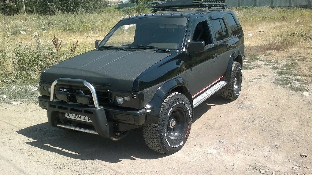 Ниссан террано тюнинг купить Nissan Terrano I 2.9 дизельный 1991 черный комбенированный на DRIVE2