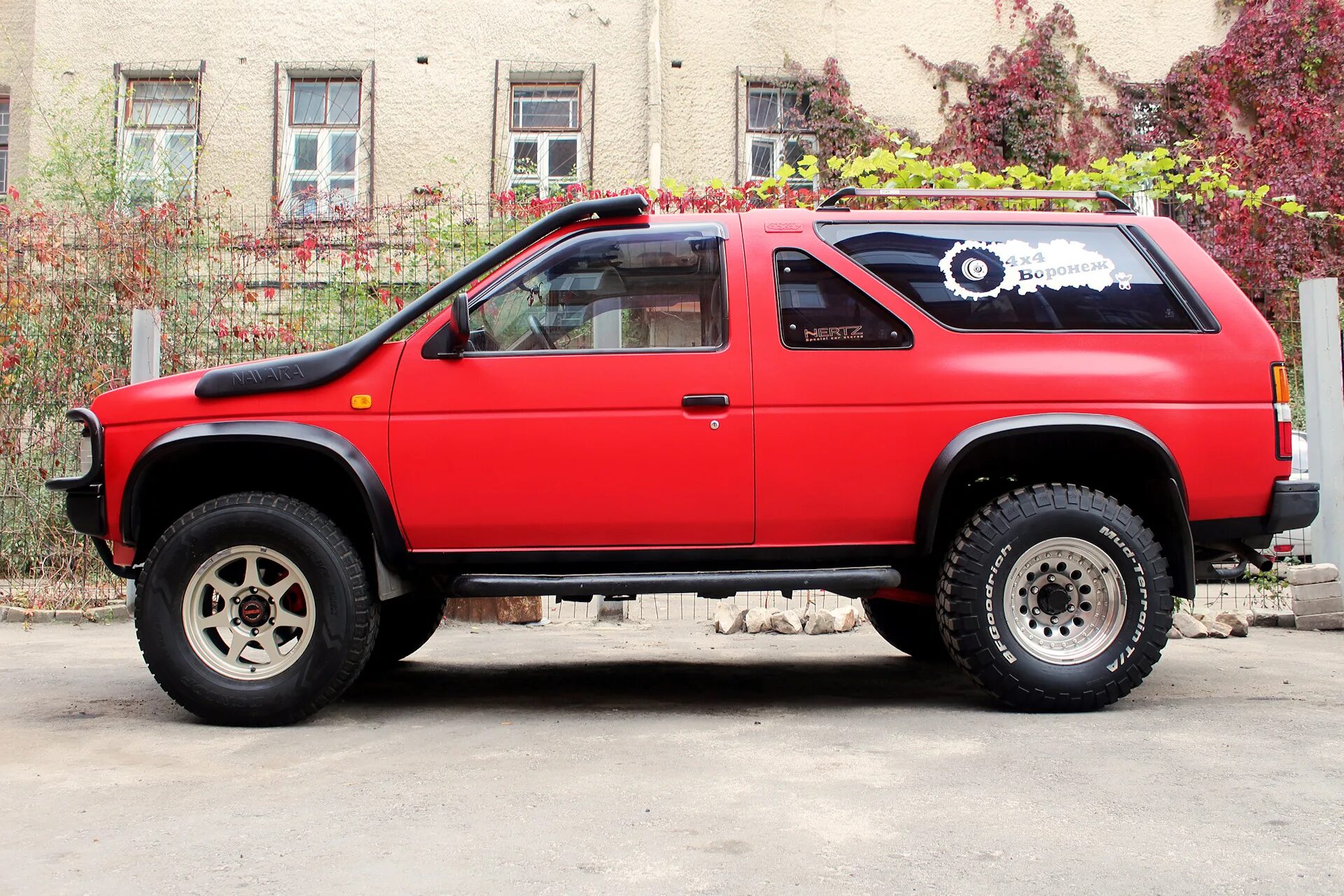 Ниссан террано wd21 тюнинг Зимняя резина Dunlop Grandtrek SJ6 275/70 R16 - Nissan Terrano I, 2,4 л, 1987 го