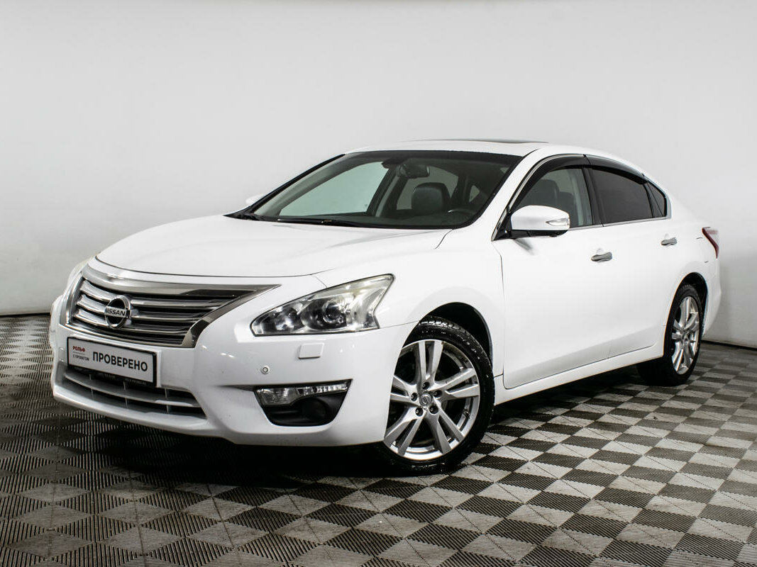 Ниссан тиана фото и цена с пробегом Купить б/у Nissan Teana III 3.5 CVT (249 л.с.) бензин вариатор в Москве: белый Н