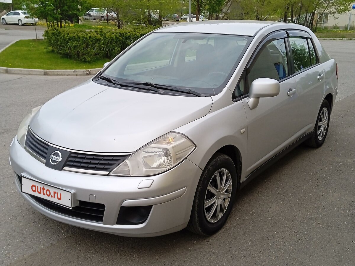 Ниссан тиида 2007 фото Купить б/у Nissan Tiida I 1.6 AT (110 л.с.) бензин автомат в Красноярске: серебр
