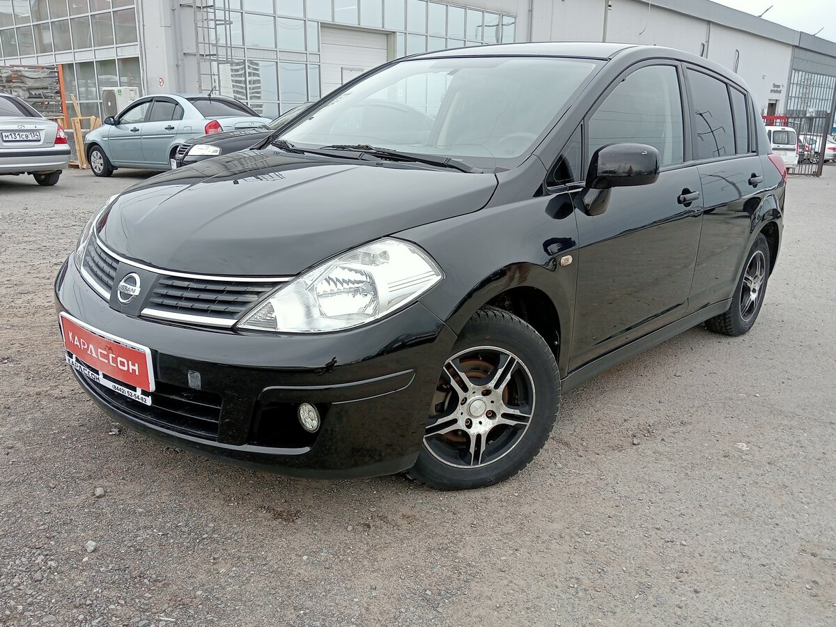 Ниссан тиида 2007 фото Купить б/у Nissan Tiida I 1.6 MT (110 л.с.) бензин механика в Волгограде: чёрный