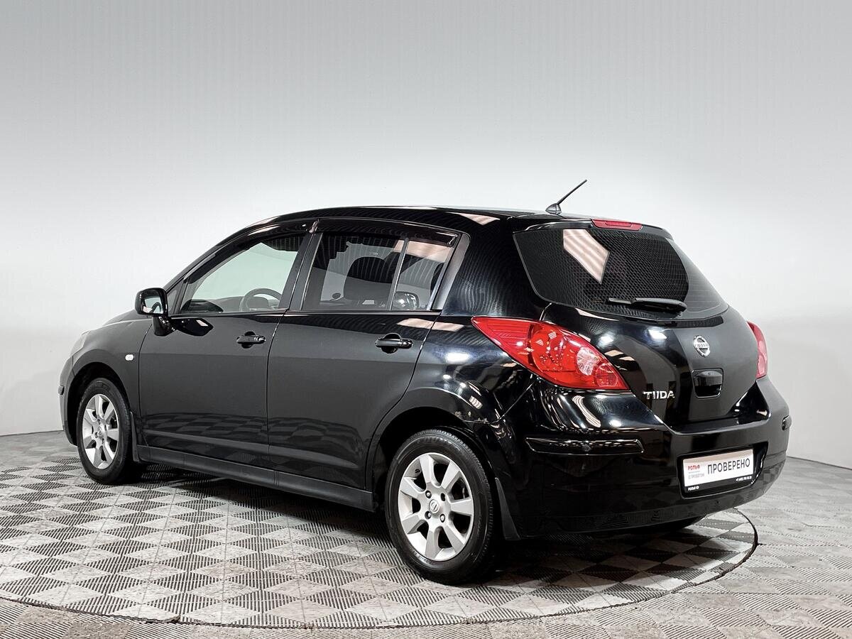 Ниссан тиида 2007 фото Купить б/у Nissan Tiida I 1.6 MT (110 л.с.) бензин механика в Москве: чёрный Нис