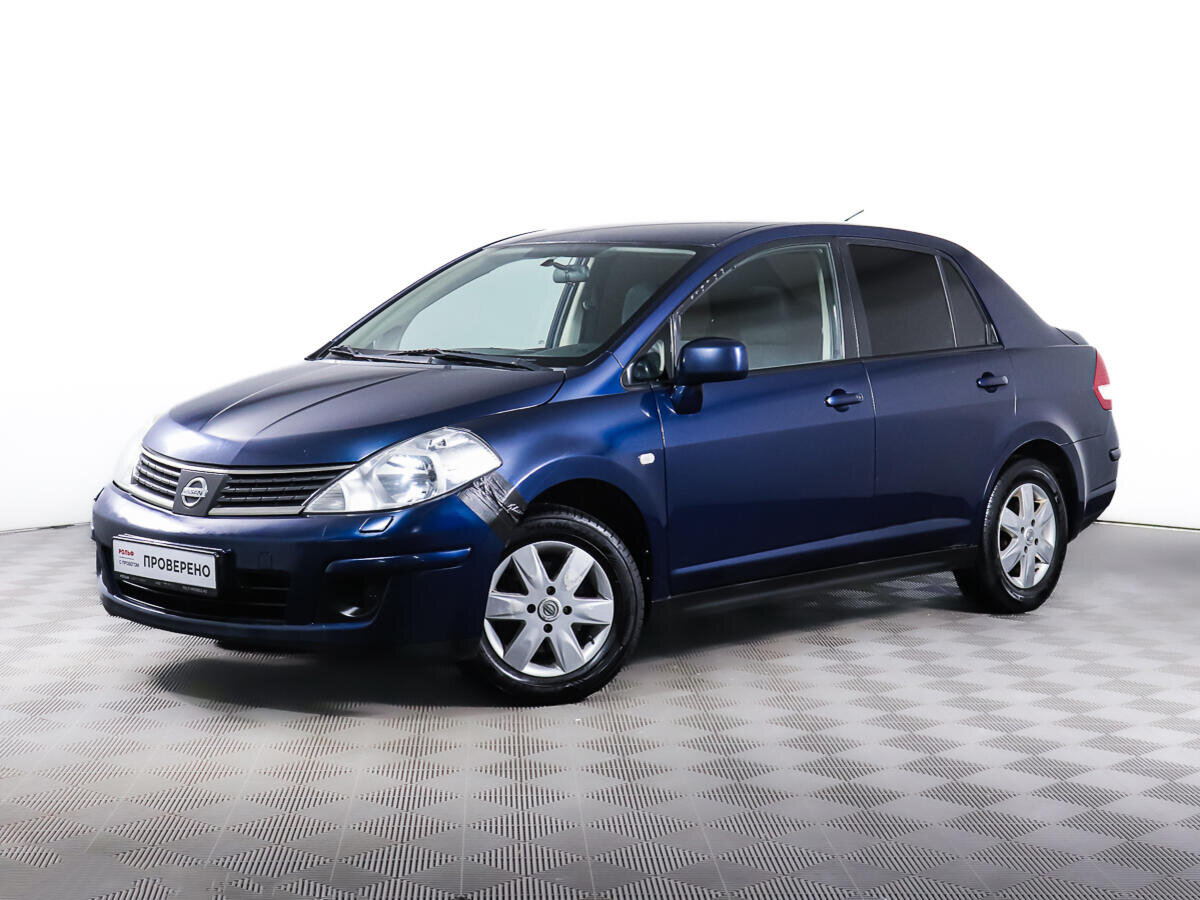 Ниссан тиида 2008 года фото Купить б/у Nissan Tiida I 1.6 MT (110 л.с.) бензин механика в Москве: синий Нисс