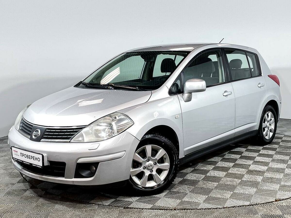 Ниссан тиида 2008 года фото Купить б/у Nissan Tiida I 1.6 MT (110 л.с.) бензин механика в Москве: серебристы