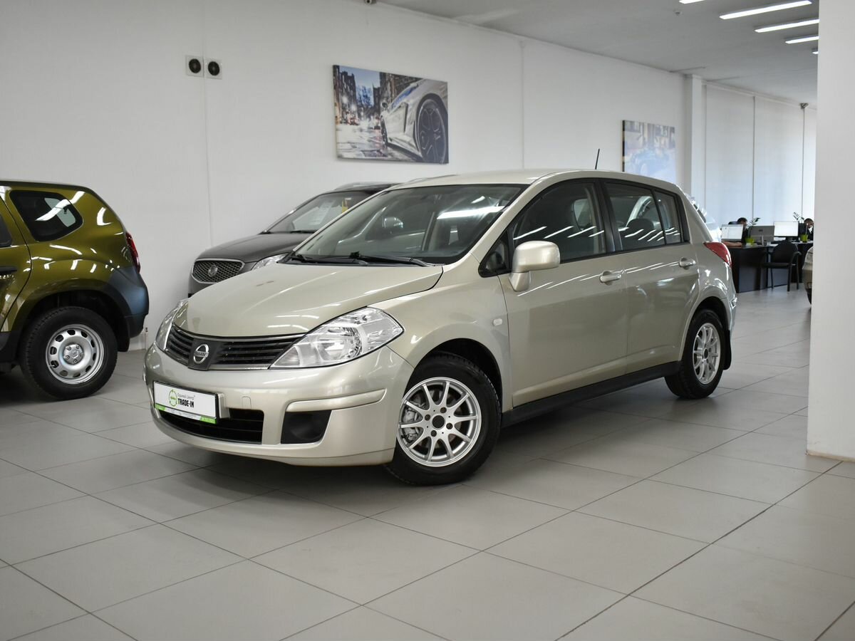 Ниссан тиида 2008 года фото Купить б/у Nissan Tiida I 1.6 AT (110 л.с.) бензин автомат в Твери: золотистый Н