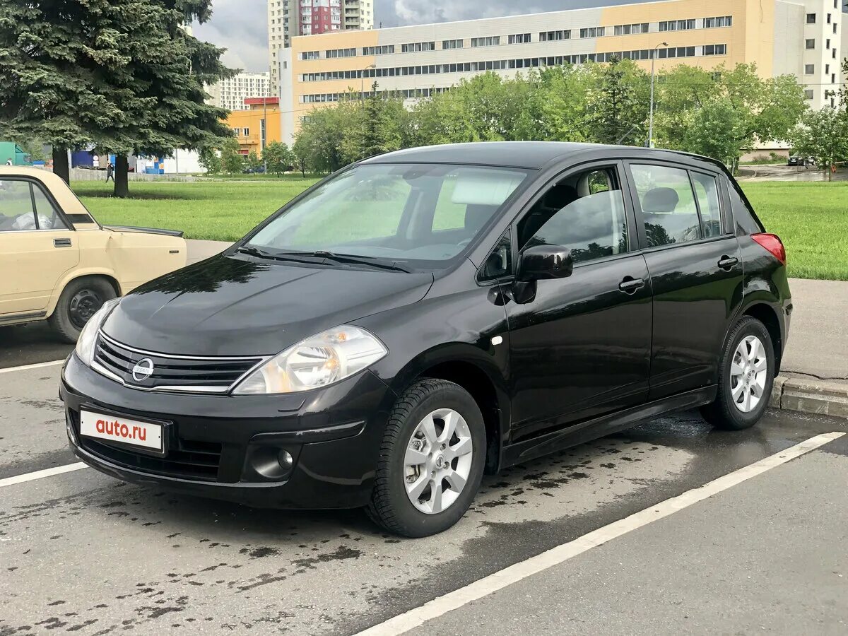 Ниссан тиида 2012 фото Купить б/у Nissan Tiida I Рестайлинг 1.6 AT (110 л.с.) бензин автомат в Москве: 