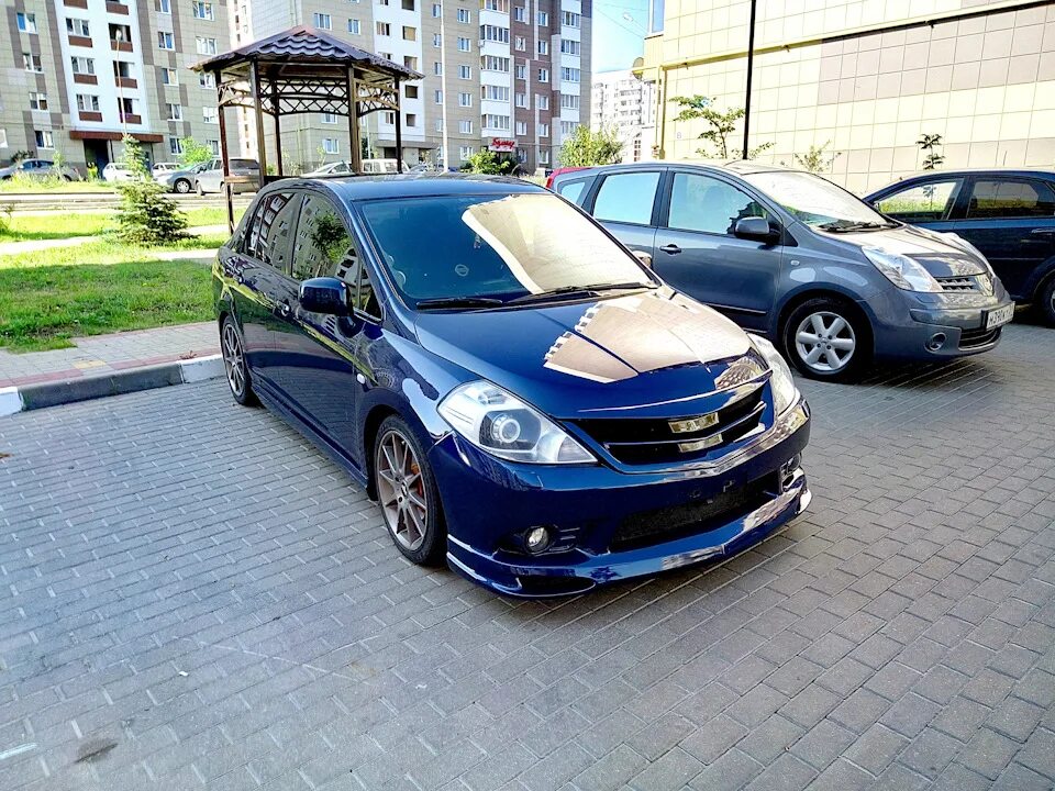 Ниссан тиида c11 тюнинг ✔ Transformation into IMPUL. Installation - Nissan Tiida (1G), 1,6 л, 2008 года 