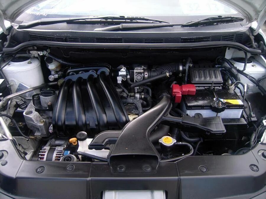 Ниссан тиида фото двигателя 2006 Nissan Tiida Latio specs, Engine size 1.5, Fuel type Gasoline, Drive wheels