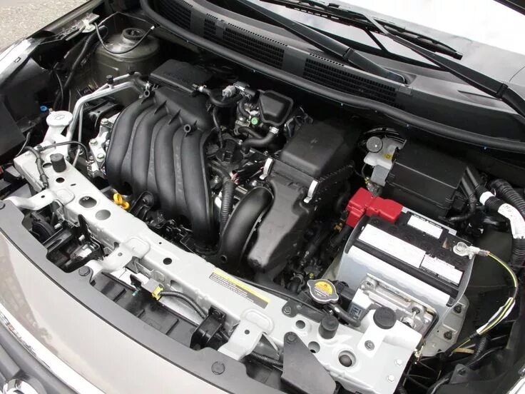 Ниссан тиида фото двигателя 2012 Nissan Versa #Used #Engine Description: 1.8L (VIN B, 4th digit, MR18DE) Cap