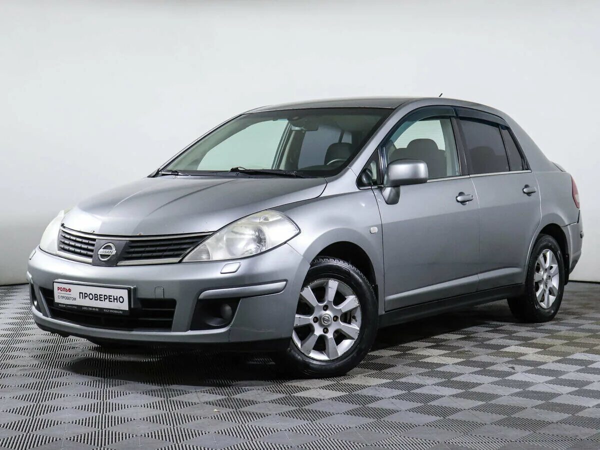 Ниссан тиида фото и цена Купить б/у Nissan Tiida I 1.6 MT (110 л.с.) бензин механика в Москве: серебристы