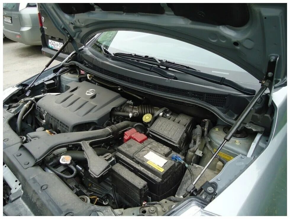 Ниссан тиида фото под капотом Упоры капота для NISSAN Tiida 2004-2014, 2 шт. (AFHDNISTI042) (Arbori) - купить 