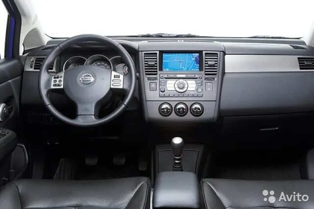 Ниссан тиида фото салона Nissan Connect Premium Clarion 08IT в евротииду - Nissan Tiida (1G), 1,6 л, 2007