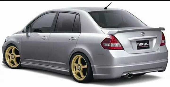 Ниссан тиида латио тюнинг Спойлер IMPUL - Nissan Tiida (1G), 1,6 л, 2008 года стайлинг DRIVE2
