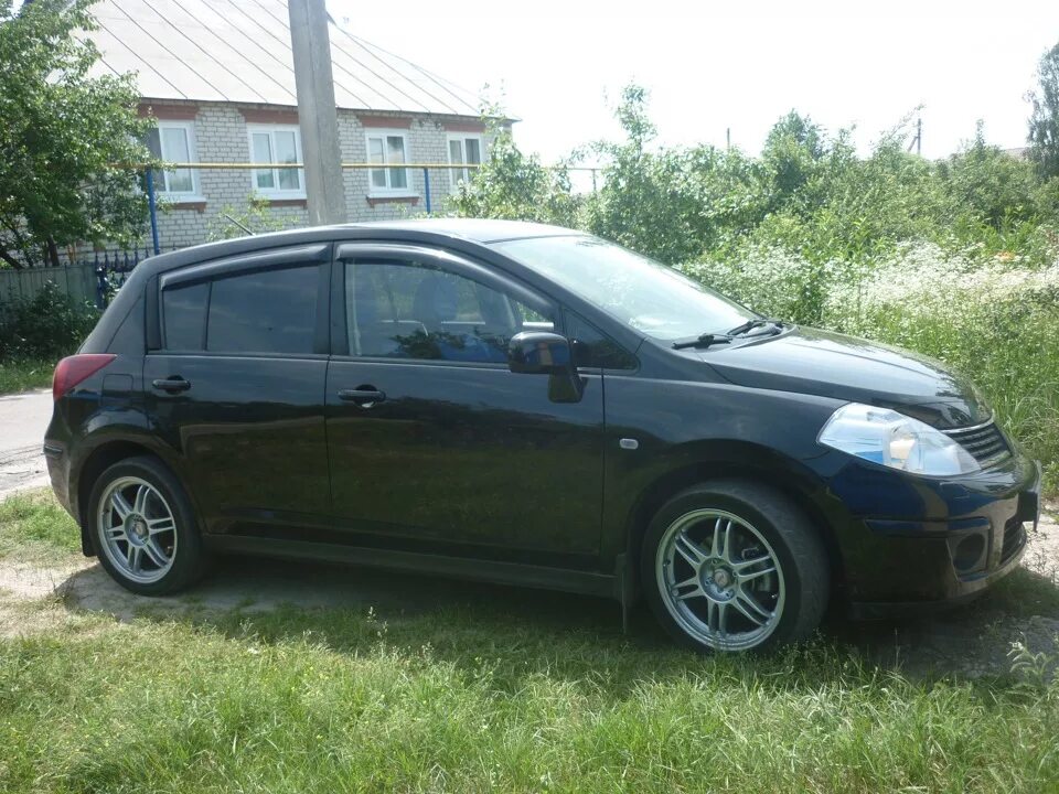 Ниссан тиида на 17 дисках фото Kosei t1 ts - Nissan Tiida (1G), 1,6 л, 2007 года колёсные диски DRIVE2