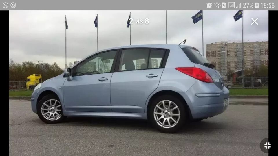 Ниссан тиида на 17 дисках фото Диски K&K R16 - Nissan Tiida (1G), 1,6 л, 2008 года колёсные диски DRIVE2
