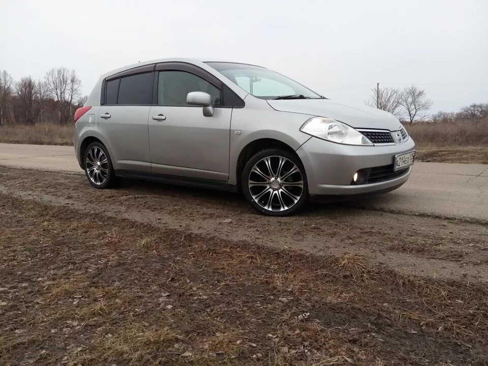 Ниссан тиида на 17 дисках фото Диски Impul Aura SX-10 R17 - Nissan Tiida (1G), 1,5 л, 2007 года колёсные диски 