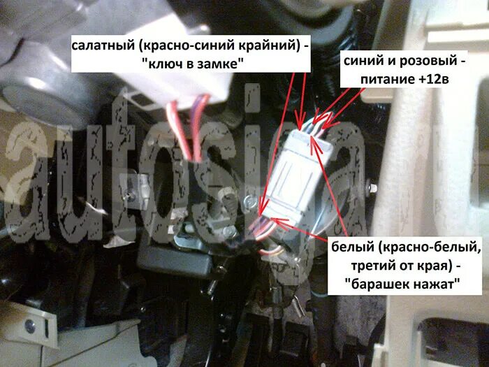 Ниссан тиида подключение сигнализации Установка сигнализации на Nissan Tiida 2010 - подключение автосигнализации Starl
