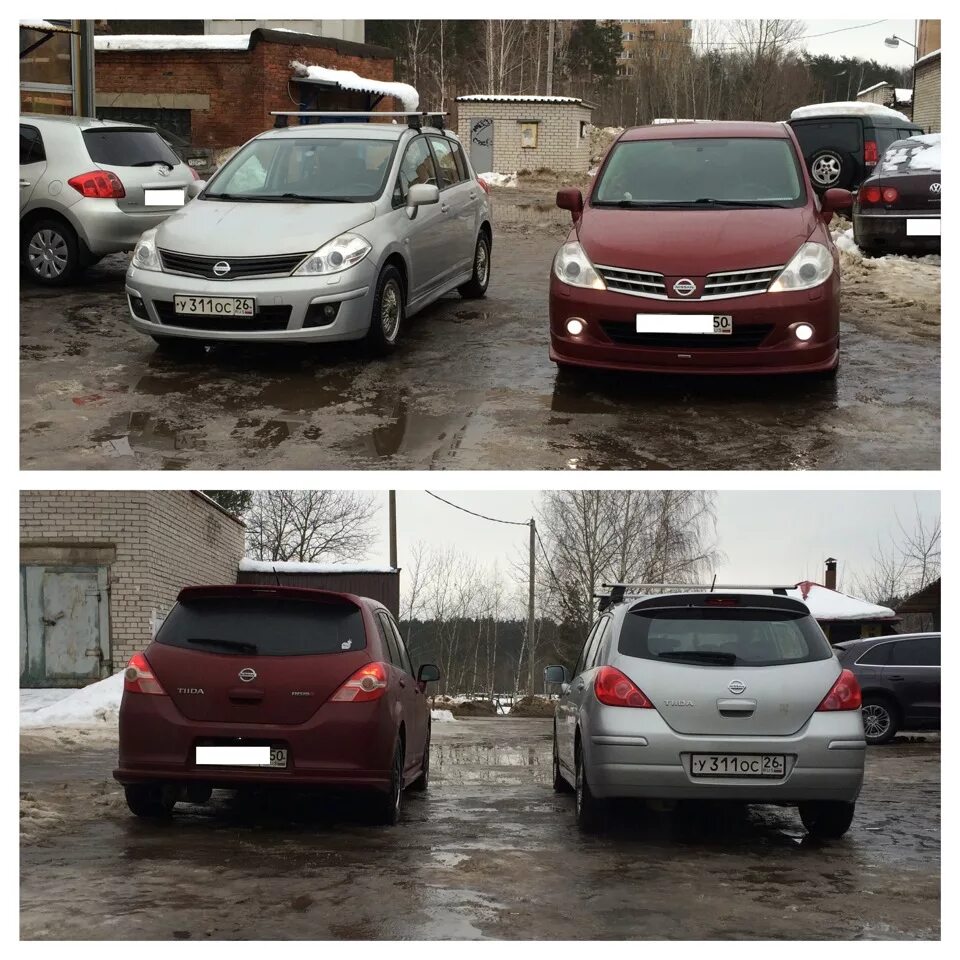 Ниссан тиида рестайлинг и дорестайлинг отличия фото крыло мне в зад. - Nissan Tiida (1G), 1,6 л, 2010 года стайлинг DRIVE2