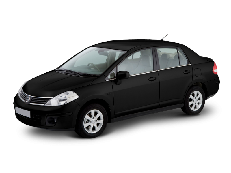 Ниссан тиида седан фото Фото Nissan Tiida sedan Black.