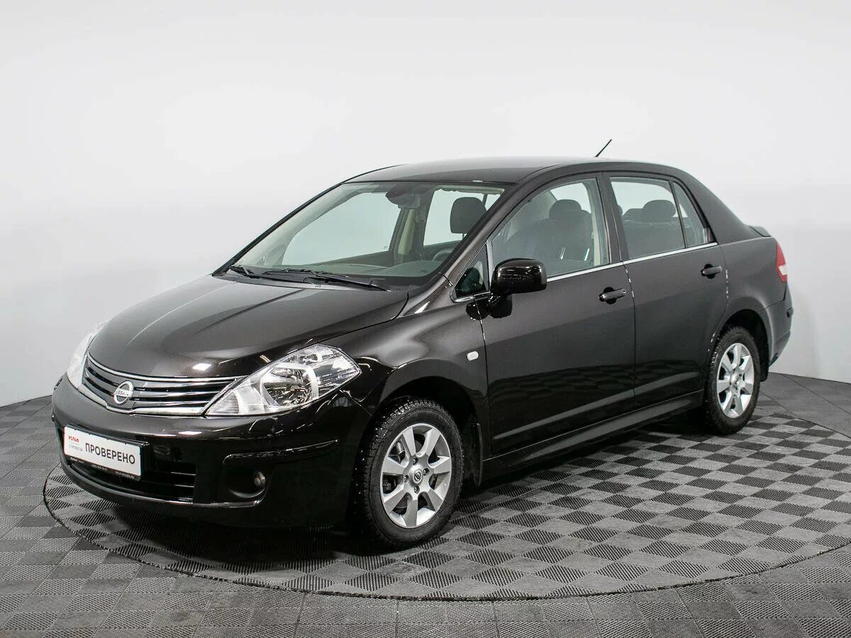 Ниссан тиида седан фото Купить б/у Nissan Tiida I Рестайлинг 1.6 AT (110 л.с.) бензин автомат в Москве: 