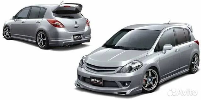 Ниссан тиида тюнинг Спойлер impul Nissan tiida купить в Выборге Запчасти Авито
