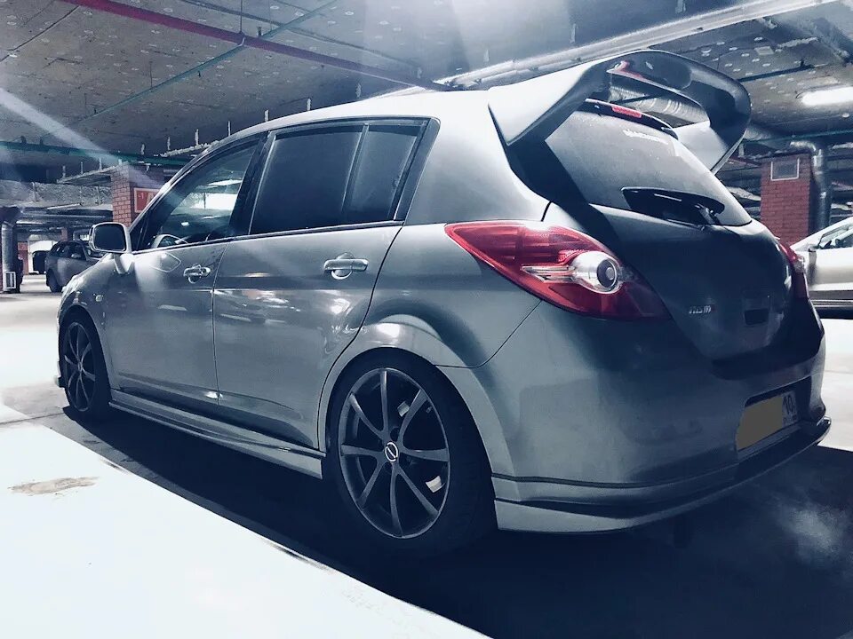 Ниссан тиида тюнинг Прилегли - Nissan Tiida (1G), 1,6 л, 2011 года тюнинг DRIVE2
