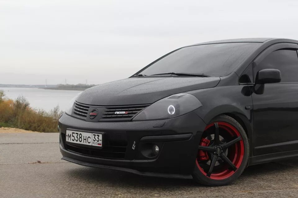 Ниссан тиида тюнинг фото ПРОДАНО) КОЛЁСА Racing Hart Evolution Z 5000 - Nissan Tiida (1G), 1,6 л, 2008 го