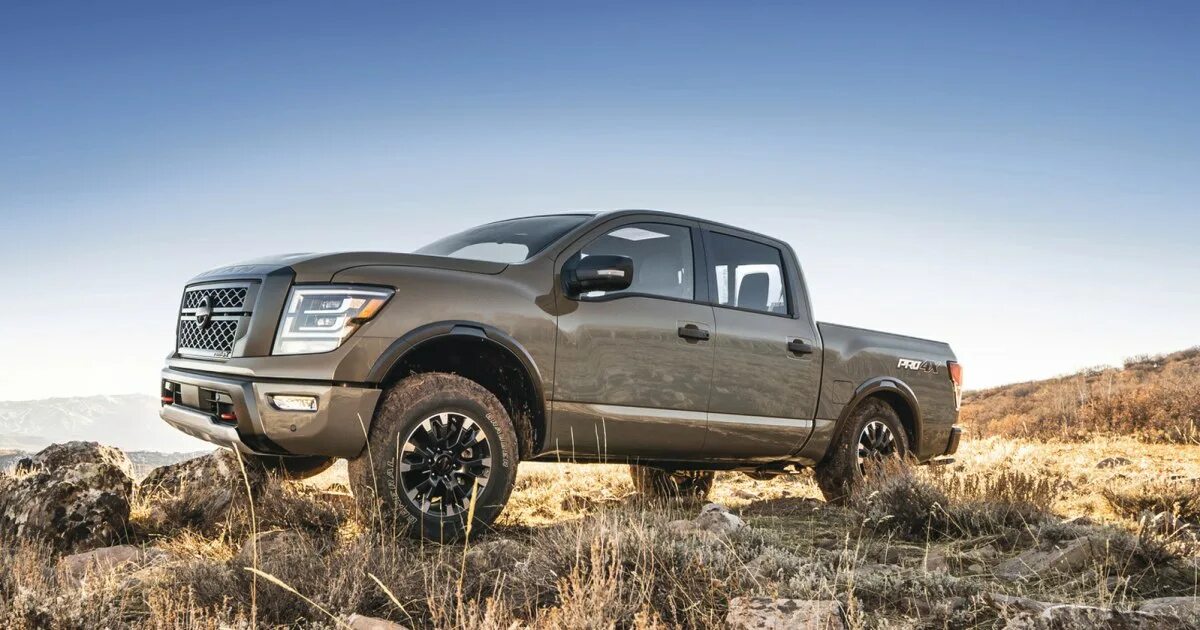 Ниссан титан 2024 фото Nissan recalls over 200,000 pickups due to risk of rolling away
