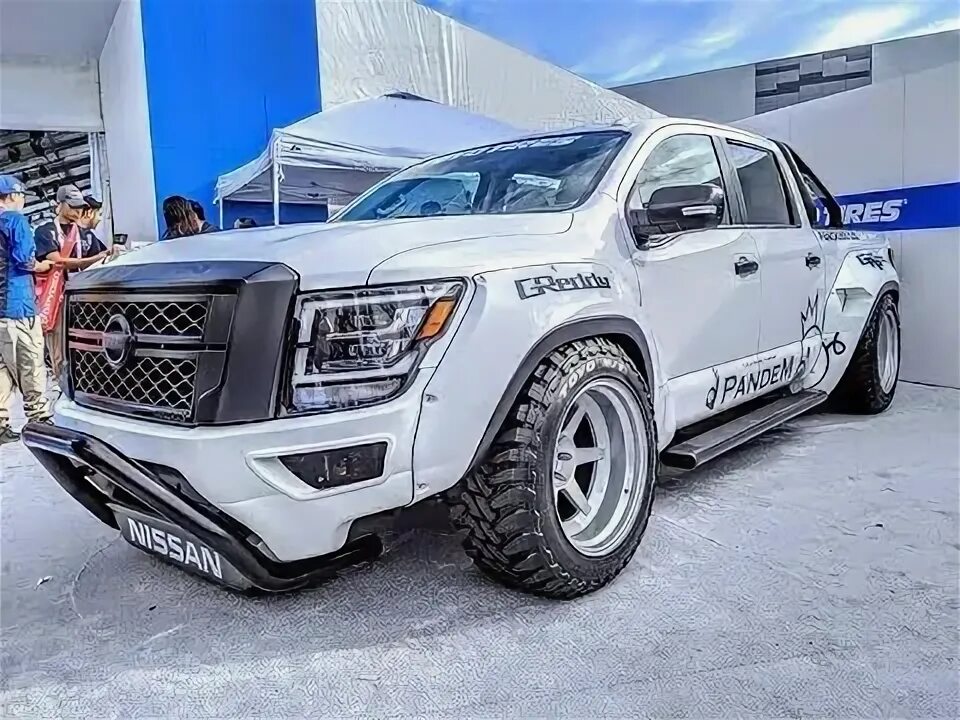 Ниссан титан тюнинг Tuning Pandem Widebody Kit am 2020 Nissan Titan Pickup (SEMA 2019) - YouTube
