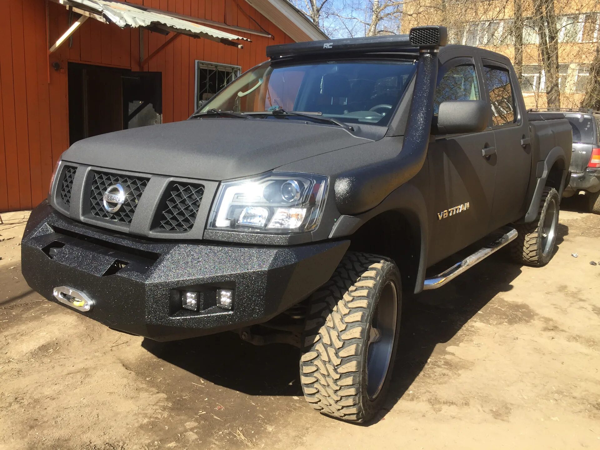 Ниссан титан тюнинг для бездорожья Силовой обвес Nissan Titan - DRIVE2