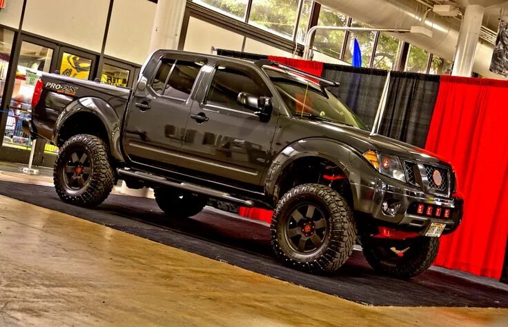 Ниссан титан тюнинг для бездорожья Murdered out 2010 Nissan Frontier 2 Navara d40, Voiture, 4x4