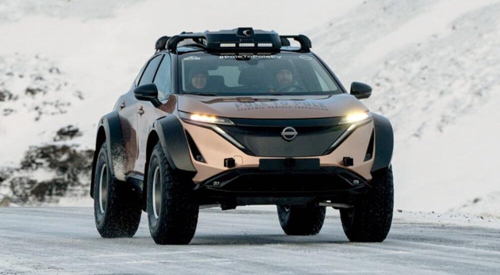 Ниссан тревел фото L'épopée de Nissan Ariya d'un pôle à l'autre