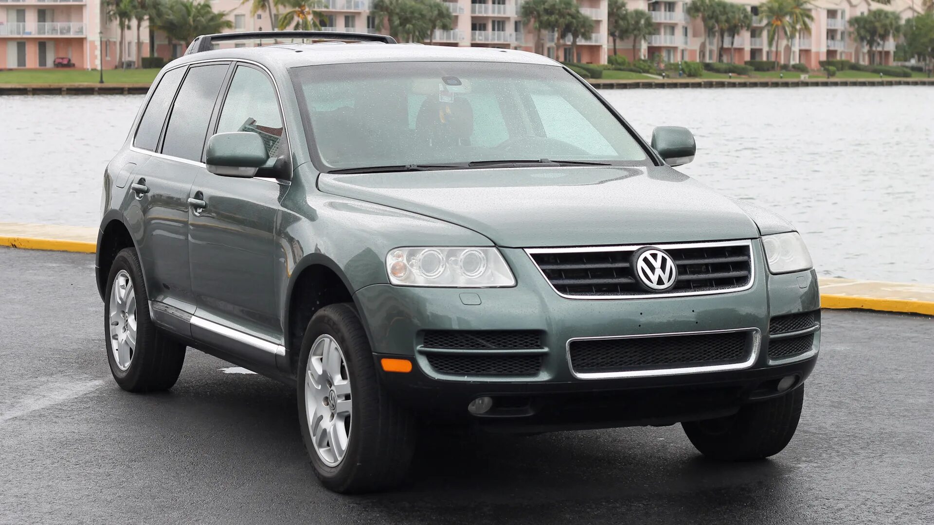 Ниссан туарег фото Volkswagen Touareg (1G) 4.2 бензиновый 2003 ЗЕЛЕНЫЙ ЗВЕРЬ 4.2 на DRIVE2