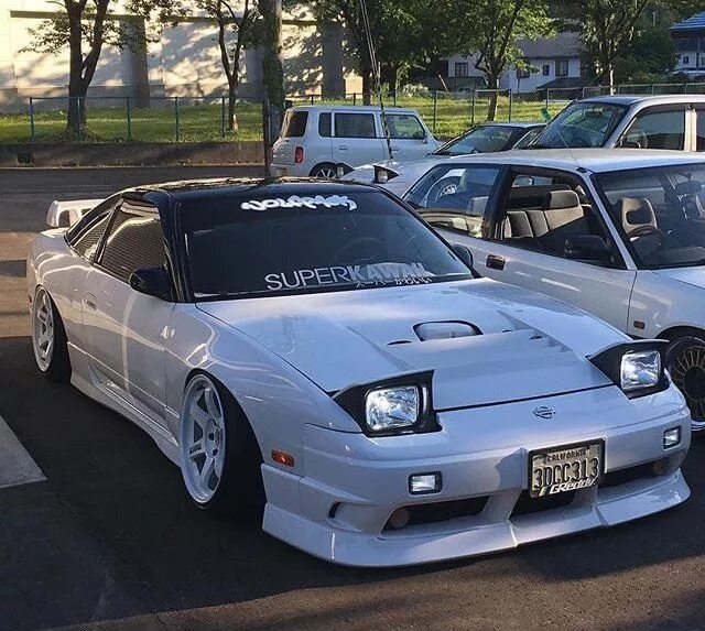 Ниссан турбо фото #Nissan #Silvia #S13 #180sx #240sx #Pignose #Modified #Lowered #Slammed #DriftBu