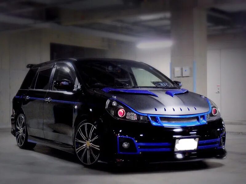 Ниссан тюнинг аксессуары Зверь семейства Wingroad)))) - Nissan Wingroad (Y12), 1,5 л, 2006 года просто та