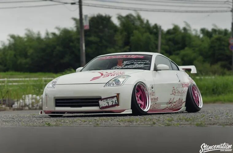 Ниссан тюнинг дрифт StanceNation ™ // Form Function Car features, Slammed cars, Car
